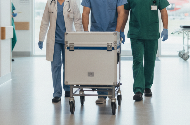 organ transport hospital